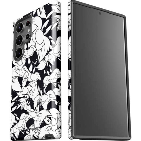 Looney Tunes Sylvester Super Sized Pattern Galaxy S23 Ultra Pro Case