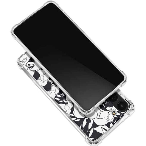 Looney Tunes Sylvester Super Sized Pattern Galaxy S24 FE Clear Case