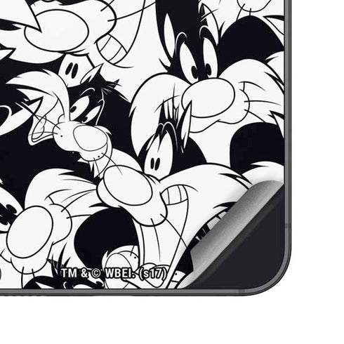 Looney Tunes Sylvester Super Sized Pattern Galaxy S24 Skin