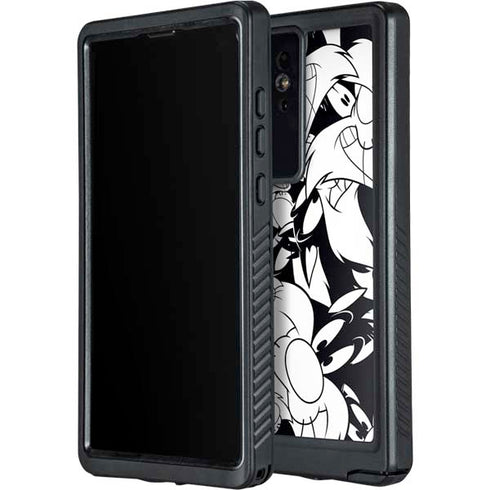 Looney Tunes Sylvester Super Sized Pattern Galaxy S24 Ultra Waterproof Case