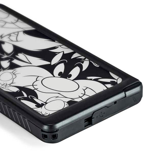 Looney Tunes Sylvester Super Sized Pattern Galaxy S24 Ultra Waterproof Case