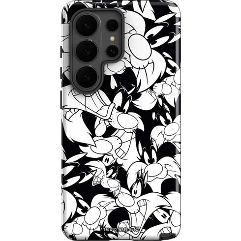 Looney Tunes Sylvester Super Sized Pattern Galaxy S26 Ultra Impact Case