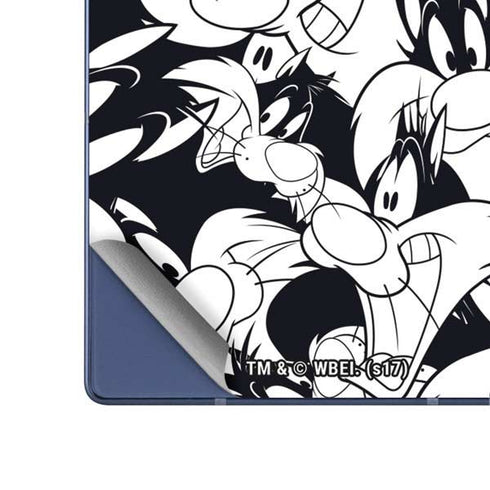 Looney Tunes Sylvester Super Sized Pattern Galaxy Z Fold6 Skin