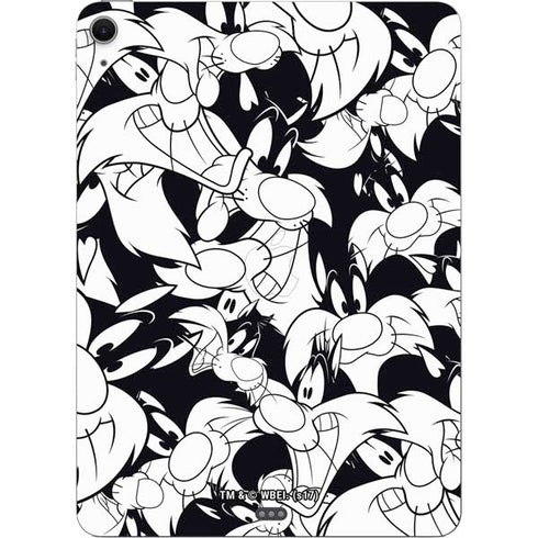 Looney Tunes Sylvester Super Sized Pattern Apple iPad Air Skin