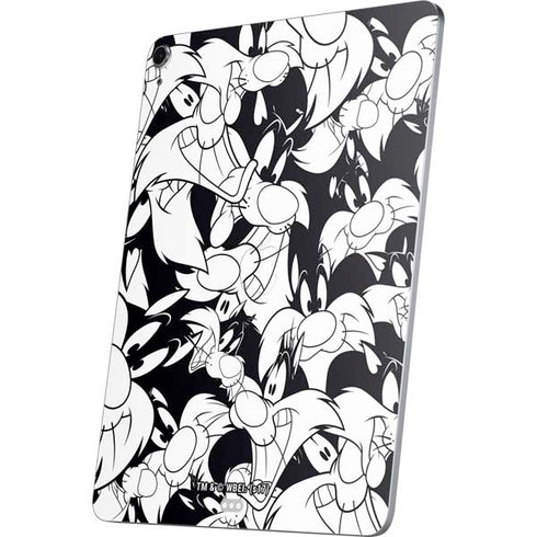Looney Tunes Sylvester Super Sized Pattern Apple iPad Air Skin