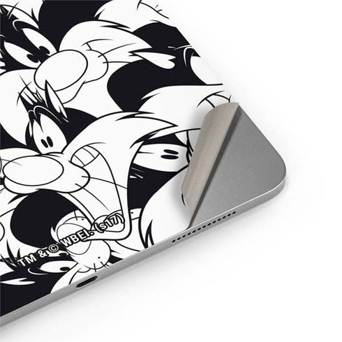 Looney Tunes Sylvester Super Sized Pattern Apple iPad Air Skin