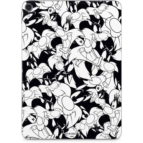 Looney Tunes Sylvester Super Sized Pattern Apple iPad Pro Skin