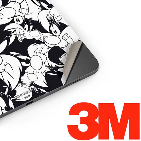 Looney Tunes Sylvester Super Sized Pattern Apple iPad Pro Skin