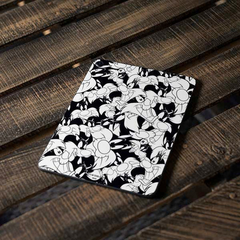 Looney Tunes Sylvester Super Sized Pattern Apple iPad Pro Skin