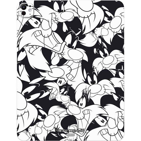 Looney Tunes Sylvester Super Sized Pattern iPad Pro 13in M4 (2024) Skin