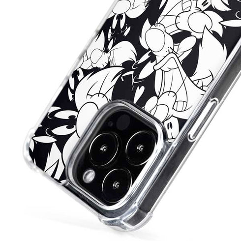 Looney Tunes Sylvester Super Sized Pattern iPhone 16 Pro Max MagSafe Case