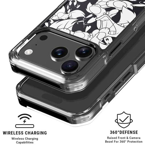 Looney Tunes Sylvester Super Sized Pattern iPhone 18 Pro Clear Case