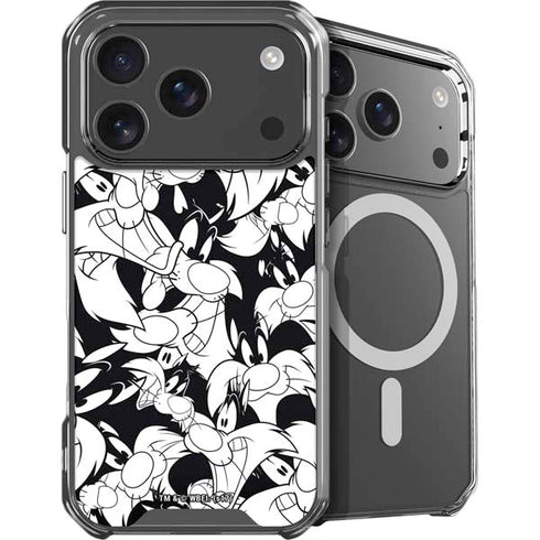 Looney Tunes Sylvester Super Sized Pattern iPhone 18 Pro MagSafe Case