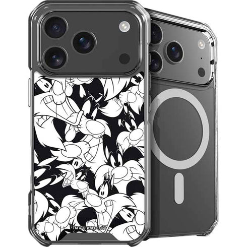 Looney Tunes Sylvester Super Sized Pattern iPhone 18 Pro Max MagSafe Case