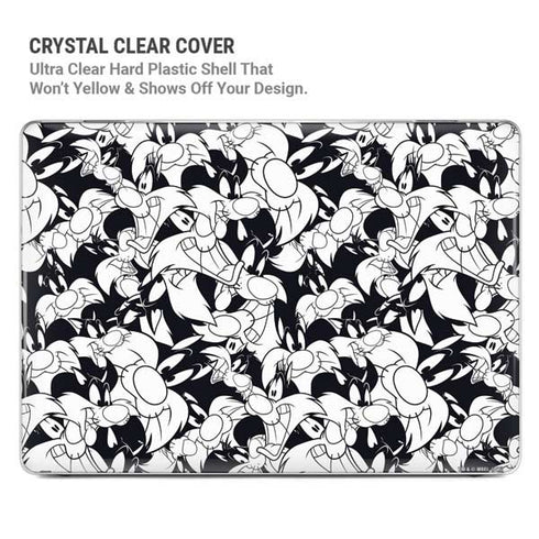Looney Tunes Sylvester Super Sized Pattern MacBook Pro 14in (2021-24) Case plus Skin