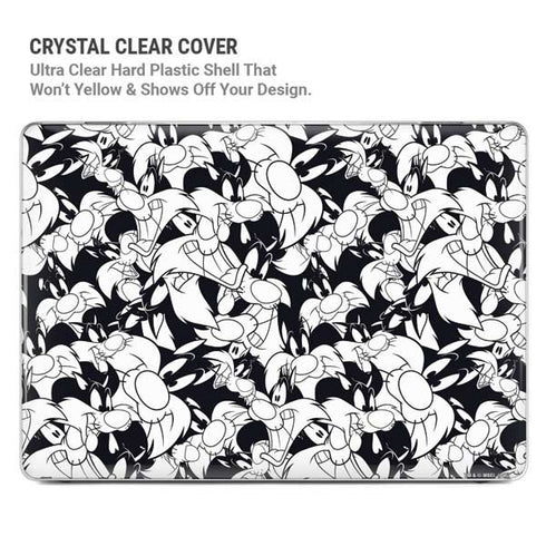 Looney Tunes Sylvester Super Sized Pattern MacBook Cases