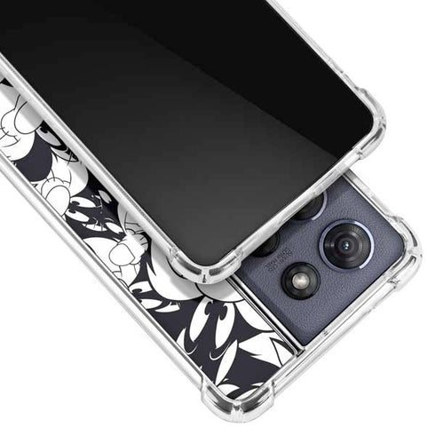 Looney Tunes Sylvester Super Sized Pattern Moto G 5G (2025) Clear Case