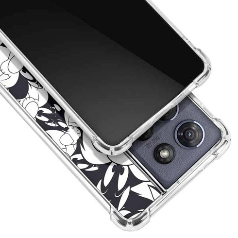 Looney Tunes Sylvester Super Sized Pattern Moto G Stylus 5G (2025) Clear Case