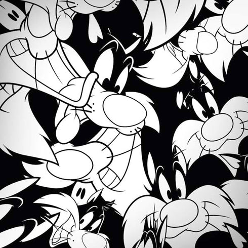 Looney Tunes Sylvester Super Sized Pattern Moto G6 Skin