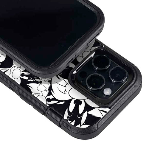 Looney Tunes Sylvester Super Sized Pattern Otterbox Defender iPhone Skin