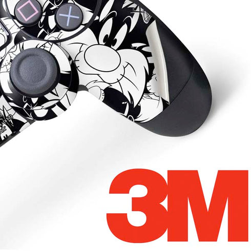 Looney Tunes Sylvester Super Sized Pattern PS4 Controller Skin