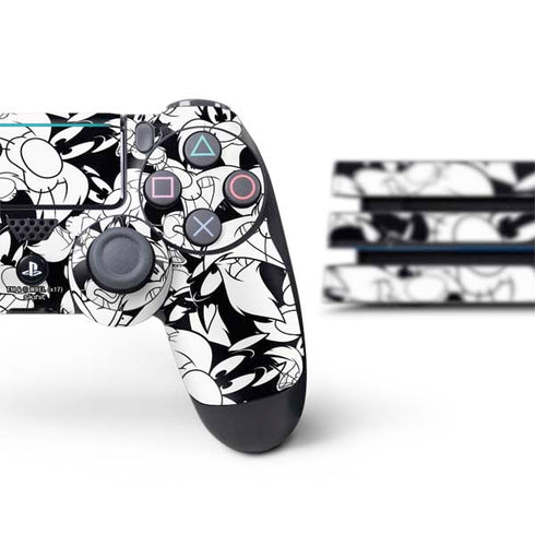 Looney Tunes Sylvester Super Sized Pattern PS4 Pro Bundle Skin