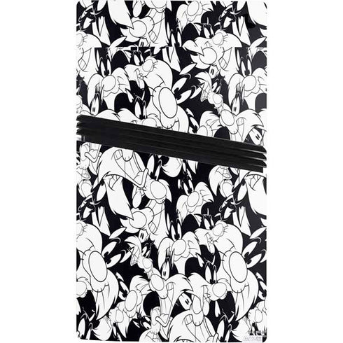 Looney Tunes Sylvester Super Sized Pattern PS5 Pro Console Skin
