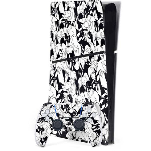 Looney Tunes Sylvester Super Sized Pattern PlayStation PS5 Skins