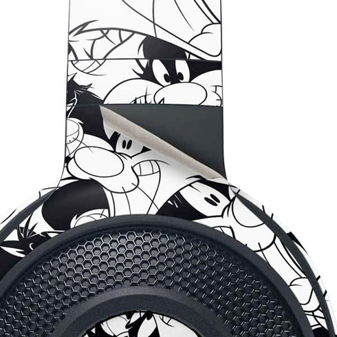Looney Tunes Sylvester Super Sized Pattern Razer Kraken X Skin