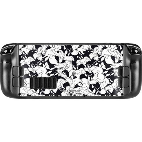 Looney Tunes Sylvester Super Sized Pattern Steam Deck Handheld Gaming Computer Skin