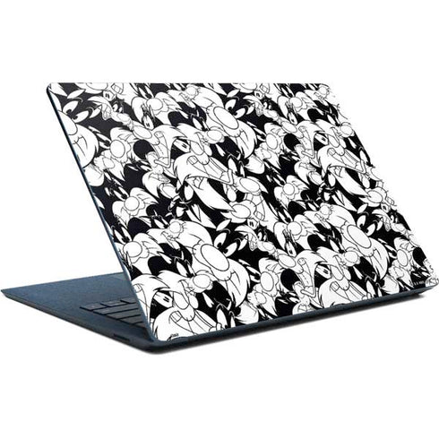 Looney Tunes Sylvester Super Sized Pattern Surface Laptop Skin