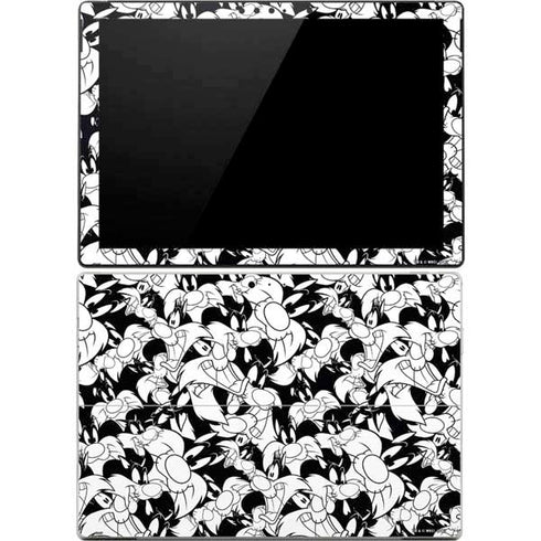 Looney Tunes Sylvester Super Sized Pattern Surface Pro 4 Skin