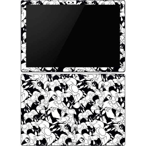 Looney Tunes Sylvester Super Sized Pattern Surface Pro 6 Skin