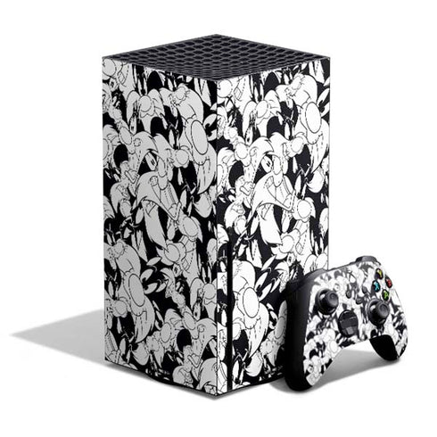Looney Tunes Sylvester Super Sized Pattern Xbox Series X Bundle Skin