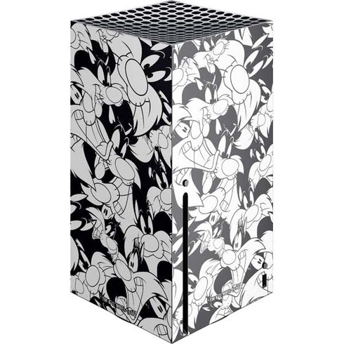 Looney Tunes Sylvester Super Sized Pattern Xbox Series X Skins