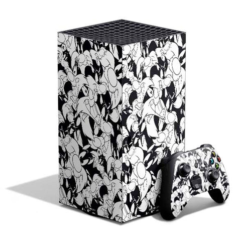 Looney Tunes Sylvester Super Sized Pattern XBox Series X Digital Edition Bundle Skin