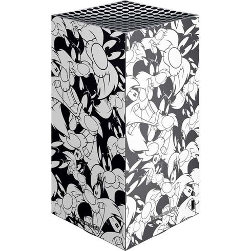 Looney Tunes Sylvester Super Sized Pattern Xbox Series X Skins