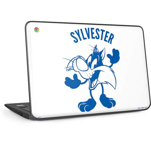 Looney Tunes Sylvester the Cat Big Head HP Chromebook Skin