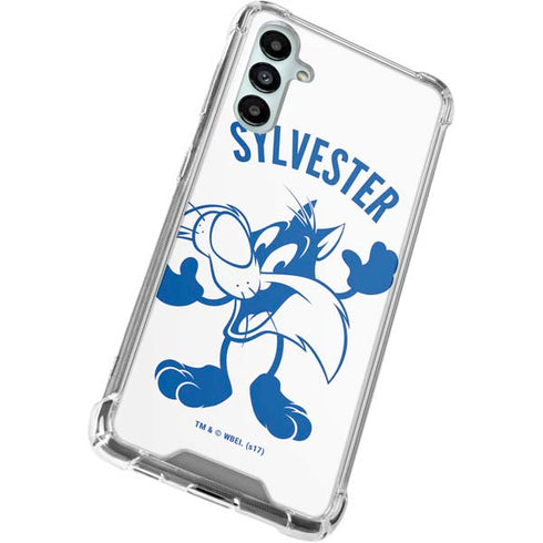 Looney Tunes Sylvester the Cat Big Head Gabb Phone 4 Clear Case