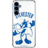 Looney Tunes Sylvester the Cat Big Head Galaxy A55 5G Clear Case