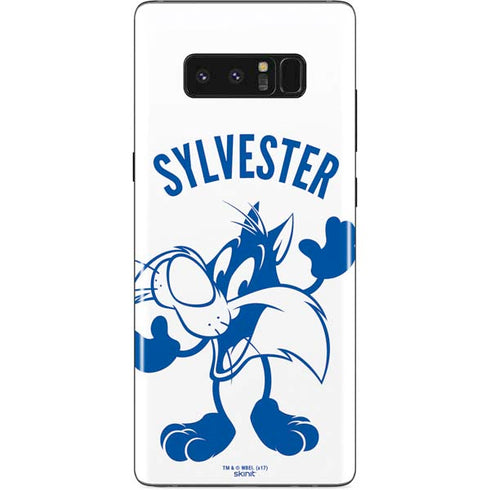 Looney Tunes Sylvester the Cat Big Head Galaxy Note 8 Skin