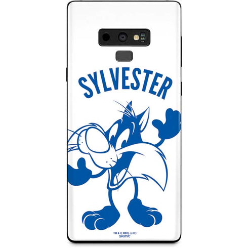 Looney Tunes Sylvester the Cat Big Head Galaxy Note 9 Skin