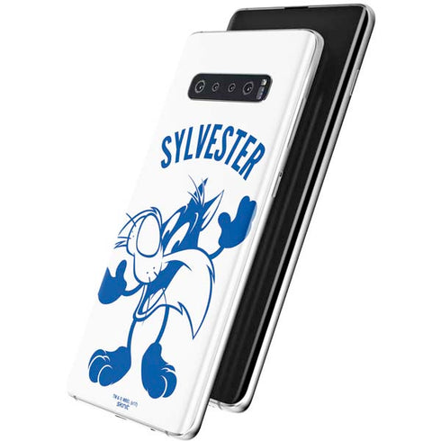 Looney Tunes Sylvester the Cat Big Head Galaxy S10 Skin
