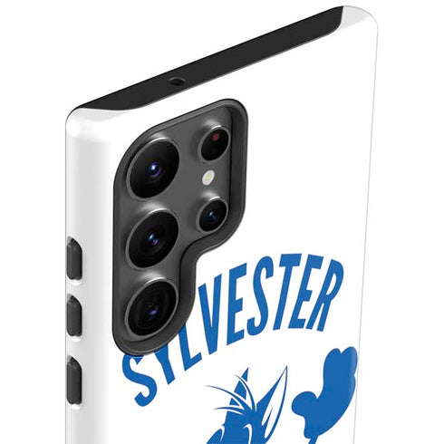 Looney Tunes Sylvester the Cat Big Head Galaxy S23 Ultra Pro Case