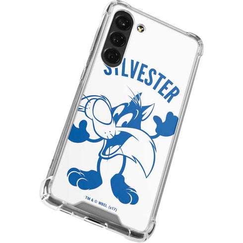 Looney Tunes Sylvester the Cat Big Head Galaxy S24 FE Clear Case