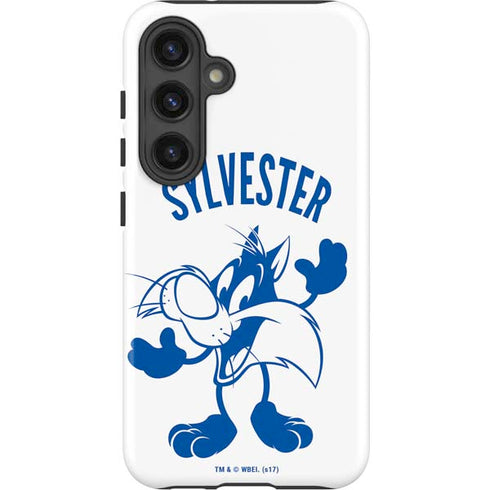 Looney Tunes Sylvester the Cat Big Head Galaxy S25 Plus Impact Case