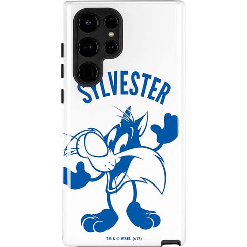 Looney Tunes Sylvester the Cat Big Head Galaxy S25 Ultra Impact Case