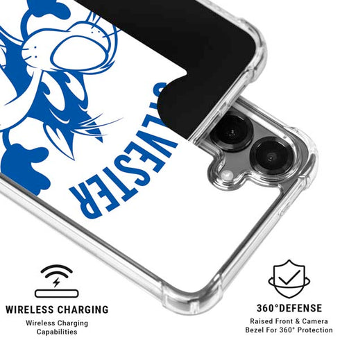 Looney Tunes Sylvester the Cat Big Head Galaxy S26 Plus Clear Case