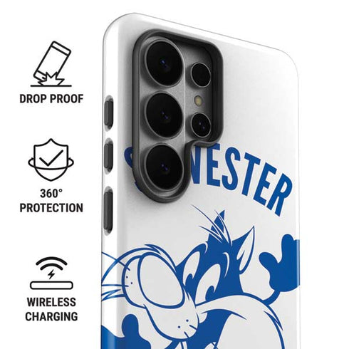 Looney Tunes Sylvester the Cat Big Head Galaxy S26 Ultra Impact Case