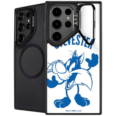 Looney Tunes Sylvester the Cat Big Head Galaxy S26 Ultra Kickstand Case